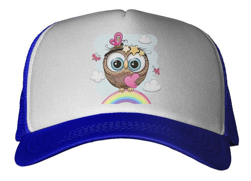 Gorra Owl Buho Lechuza Arcoiris Dibujo Diseño