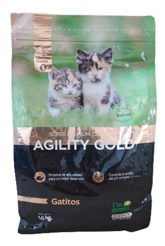 Agility Gold Gatitos 1,5 Kg 