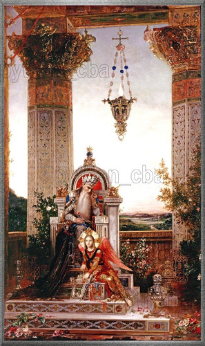 Cuadro King David - El Rey David - Gustave Moreau - Año 1878