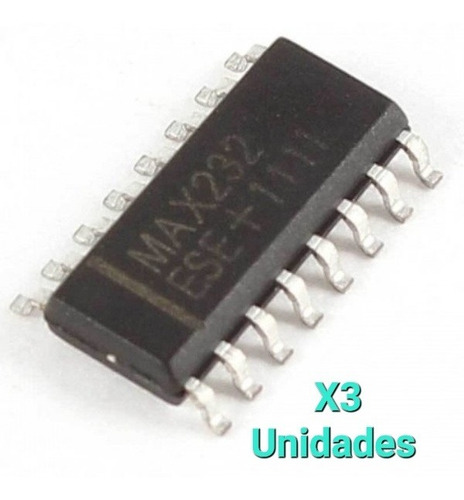 Max232 Rs232 Smd / Smt (3 Unid.) Multichannel Superficial