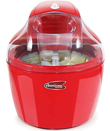 Maquina Para Helado Yogurt Sorbete Maxi-matic 1.4 Lt Color Rojo