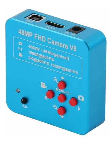 Câmera Para Microscópio E Estereoscópio 2k Hdmi Full Hd Cor Preto 127/220V