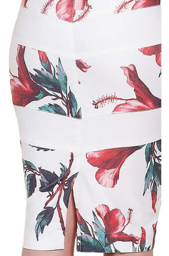 Imagem 7 de 10 de Conjunto Saia Lápis E Blusa Manga Lesie Titanium Tt23932