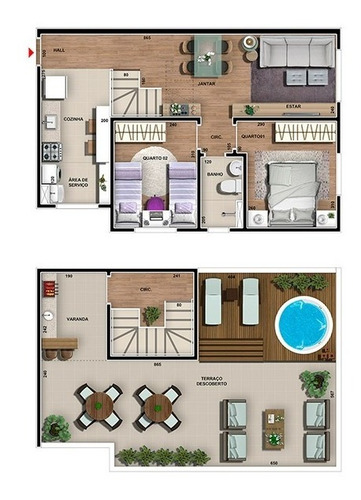Imagem 3 de 20 de Apartamento À Venda, 2 Quartos, 1 Vaga, São Damião - Vespasiano/mg - 3105