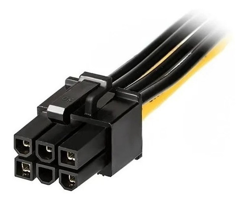 Imagen 3 de 4 de Adaptador Cable De Dos Sata Macho A 6 Pines Pcie