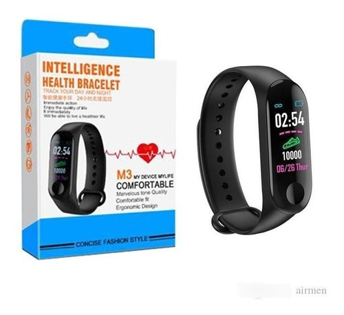 Relógio Smartwatch Inteligente Monitor Cardíaco E Pressão M3