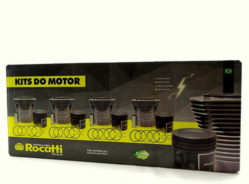 Kit Motor Fusca 1600 1.6ar Após 84 Gasolina Moderno