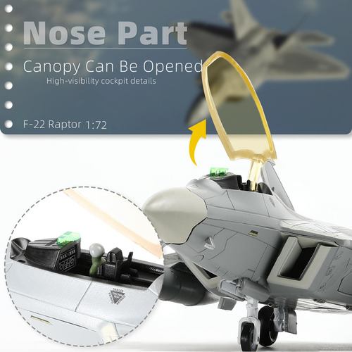 Modelo Previo A La Construcción Del F22 Raptor Fighter Attac