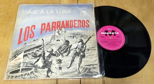 Los Parranderos Viaje A La Luna Disco Lp Vinilo