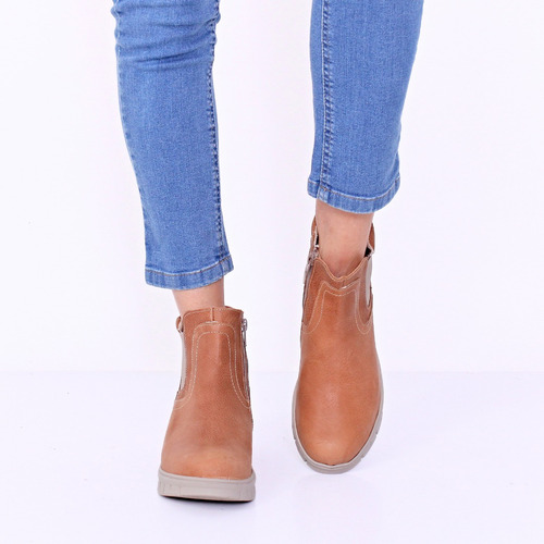 Bota Keady Cuero Genuino Horma Amplia Confort Flexible Rissa