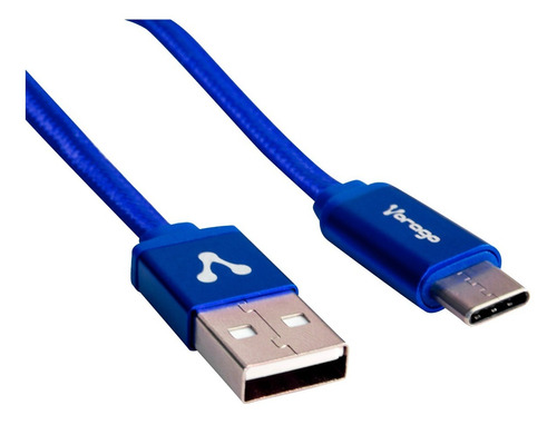 Cable Tipo C Usb 2.0 Fast Charge 2.4a Reforzado 1m Vorago