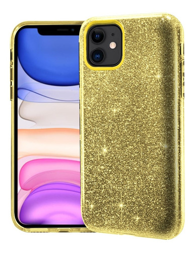 Funda Niza Tpu Brillo Glitter Premium Para iPhone 11 Pro Max