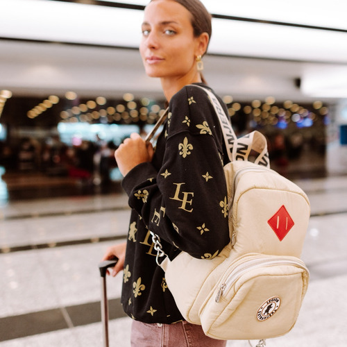 Mochila Alison Cadenas Beige