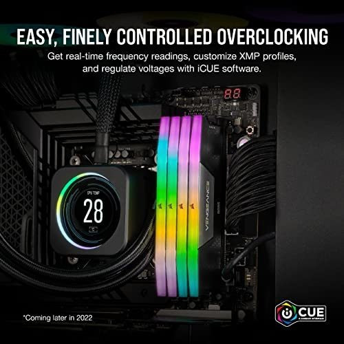 Memoria Ram Corsair Vengeance Rgb Ddr5 32gb 2x16gb 6000mhz
