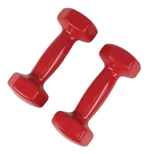 Imagen 4 de 10 de Par Mancuernas Hexagonales De 1kg
