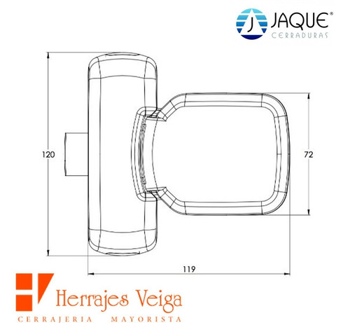 Imagen 4 de 9 de Pad Para Barral Antipanico Jaque Salida Emergencia Puerta