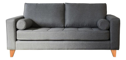 Sillon Sofa 2 Cuerpos Nordico Escandinavo Premium En Lino