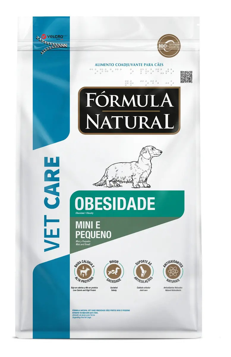 Ração Fórmula Natural Vet Care Obesidade Mini Pequena - 2Kg