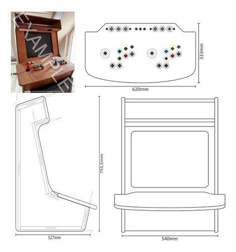 Diagrama De Bartop Arcade