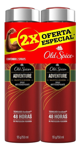 Desodorante Aerosol Old Spice Advent - Und  Fragancia Adventure