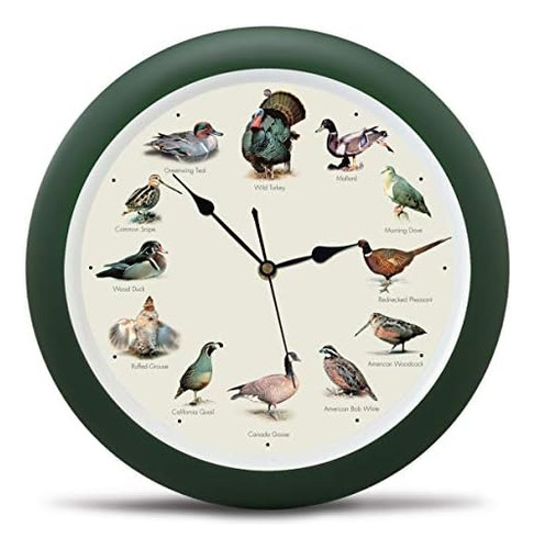 Reloj De Pared Con Sonido De Caza De Pájaros Salvajes De Amé