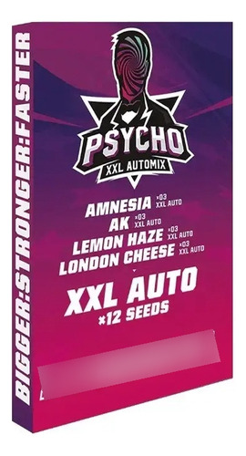Promocion Psycho Xxl Auto Mix 12 Semillas Bsf Seeds