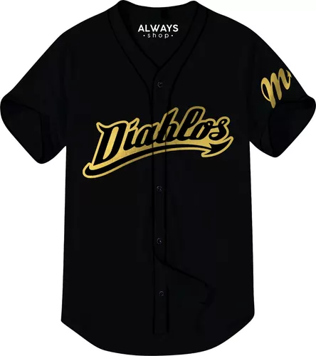 Jersey Beisbol Diablos Negra