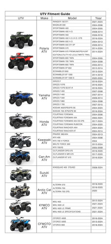 Cubierta Universal Impermeable Para Atv De 4 Ruedas