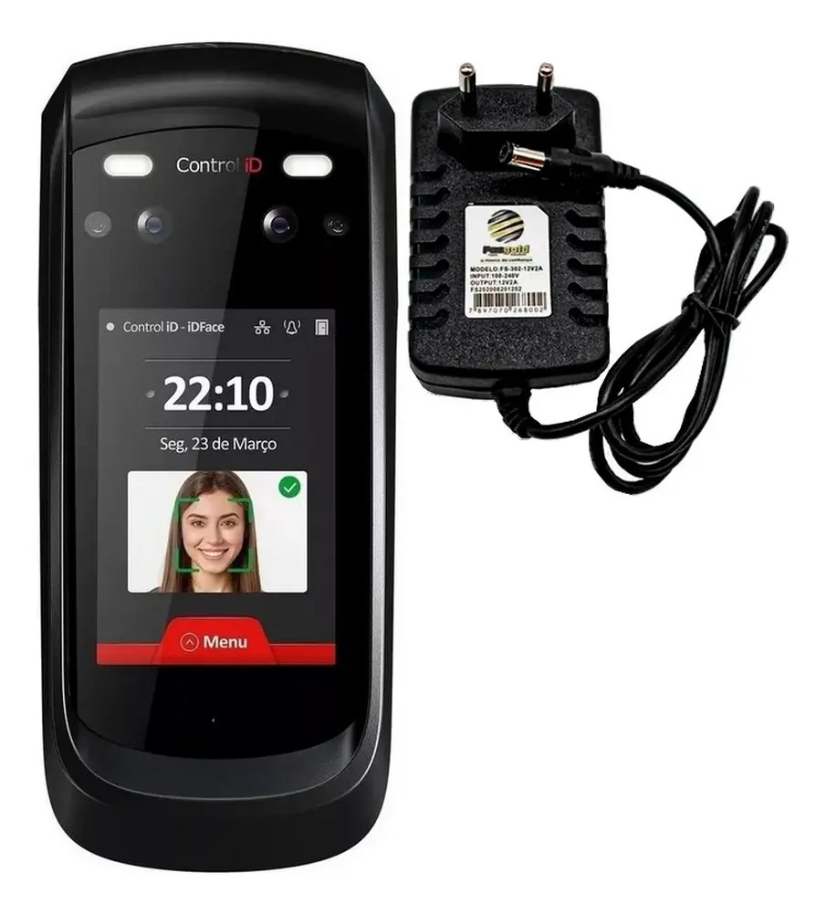 Controle Acesso Facial Control Id Idface Pro 10 Mil C/ Fonte