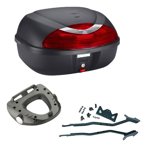 Baul Trasero 42 L Con Soporte P/ Honda Cb 500 F 2017 A 2019