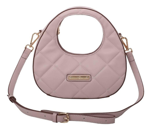 Bolsa Hobo Pequena Fellipe Krein Ss23 Locker Fk617 - Nude Cor Amarelo