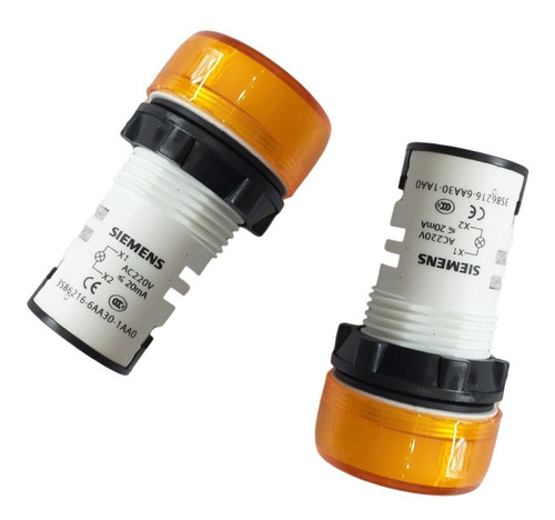 Sinaleiro Led Amarelo 3sb6216 6aa30 20ma Original Siemens