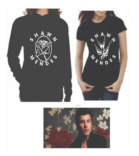 Paquete Sudadera Playera Y Cojin  Shawn Mendes