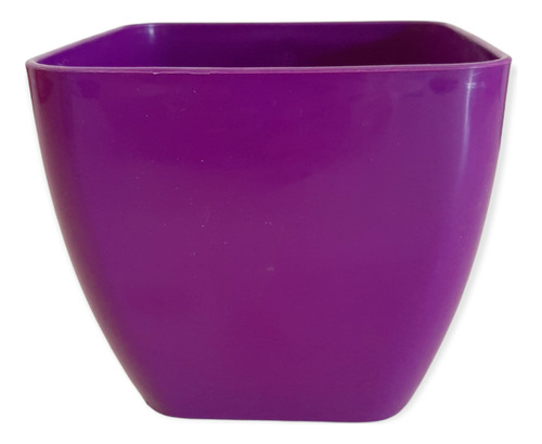 Maceta Plastico Cubo Premium T.a Plastic N 8 Color Violeta