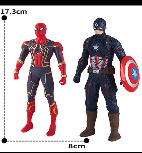 Capitan América Y Spiderman 