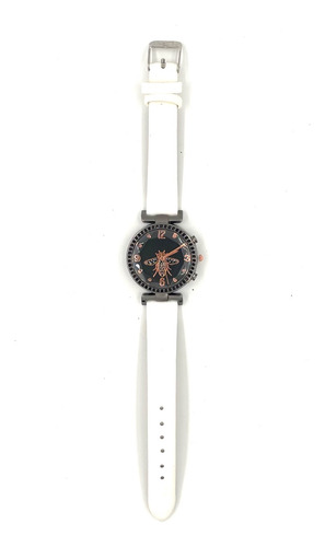 Reloj Pulsera Cuerina Abeja Acero Inoxidable