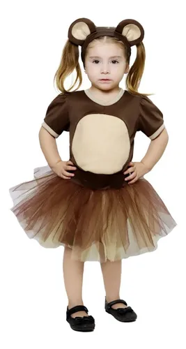 Disfraz de chango para niña con tutu hotsell