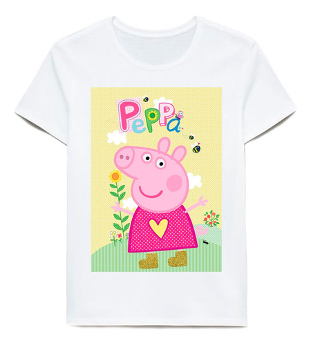 Remera Peppa Pig Aesthetic Unisex