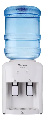 Bebedouro De Água Gelada Natural 10l/20l Eletrônico Bivolt Branco 127/220v