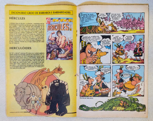 Hq 2 O Humor Inteligente De Groo O Errante 19 E 20*(sem Capas) Aragones Marvel Abril 1991 (Usado)