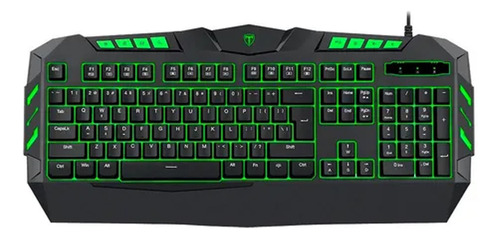 Teclado Gamer Torpedo T-dagger Con Luces Y Teclas Multimedia