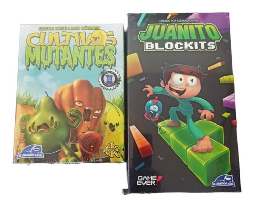 Combo Juego De Mesa Juanito Blockits + Cultivos Mutantes M4e