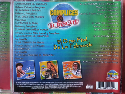 Complices Al Rescate Cd El Gran Final De Temporada V (Usado)
