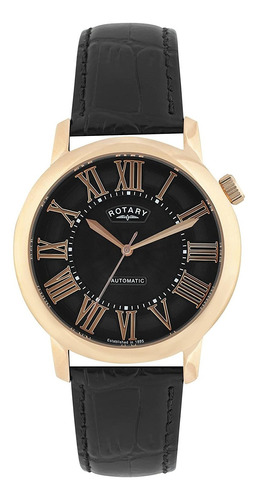 Reloj Hombre Rotary Gle000012/ Automátic Pulso Oro Rosa Just