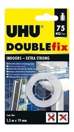 Adhesivo Doublefix Cinta De Montaje Doble Cara Uhu (x2 Unid)