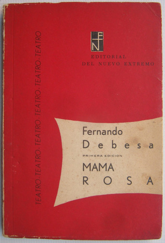 Mama Rosa Teatro Fernando Debesa