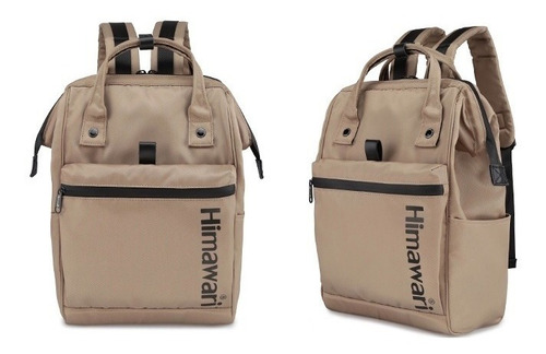 Mochila Himawari Impermeable Color Beige