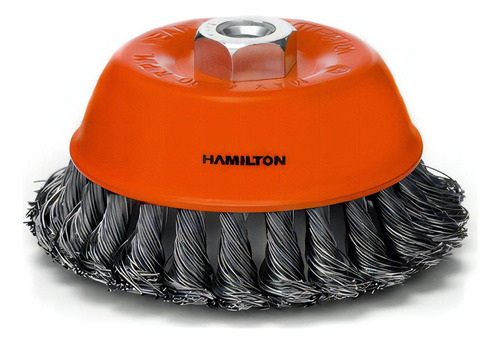 Cepillo Copa Trenzado 65 Mm Hamilton Bpt65