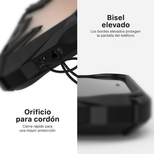 Imagen 3 de 9 de Funda Para iPhone 13 Pro Max Ringke Fusion X Negra Resisten