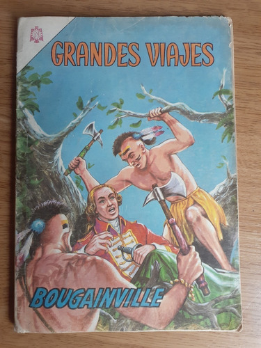 Cómic Grandes Viajes Bougainville Número 27 Editorial Novaro 1965